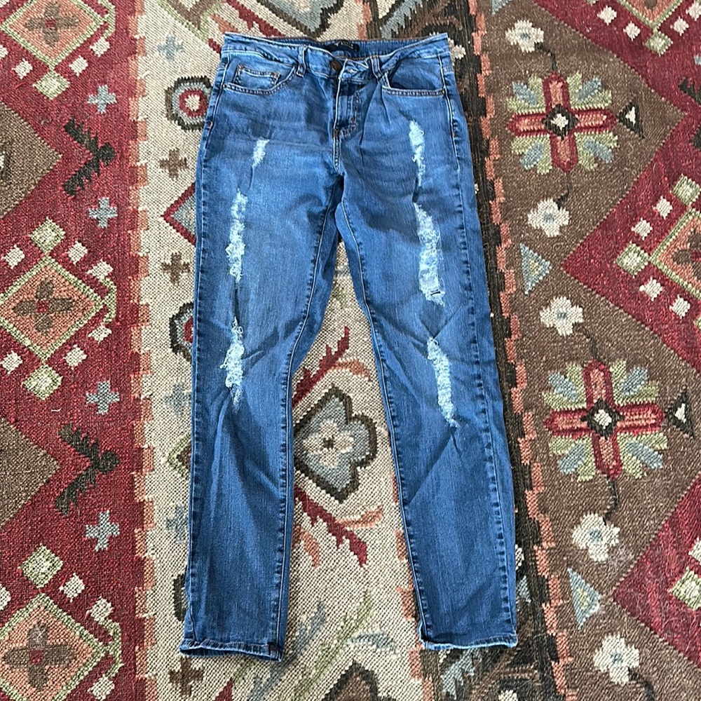 Lucky & Blessed. Distressed